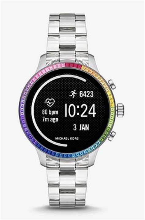 smartwatch michael kors dw7m1|Runway Pavé Two.